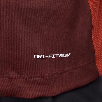 Sweat à capuche/Pull Nike Dri-Fit ADV Half-Zip Dragon Red/Burgundy Crush/White M - 12