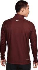 Hoodie/Sweater Nike Dri-Fit ADV Half-Zip Dragon Red/Burgundy Crush/White - 1