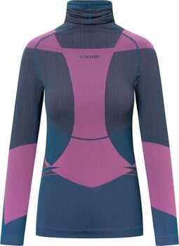 Roupa interior térmica Viking Fusion Lady Set Base Layer Turquise/Fuchsia XS Roupa interior térmica - 2