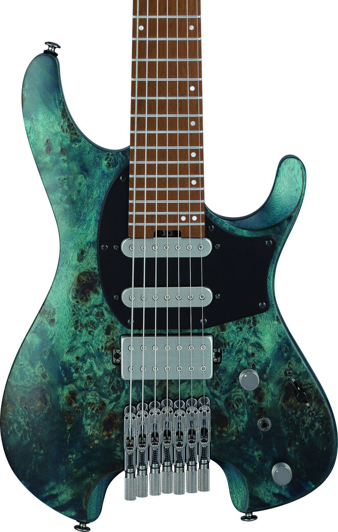 たこIbanez　q547pb col Ibanez Q547PB-COL Cosmic Blue Gitara headless - Muziker
