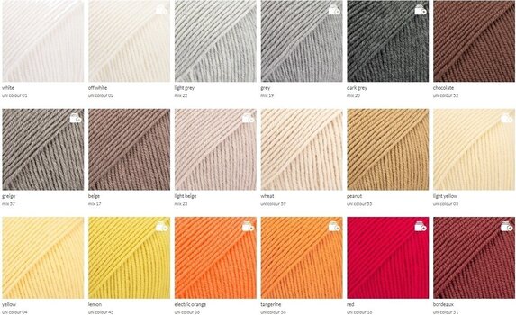 Νήμα Πλεξίματος Drops Baby Merino Uni Colour 55 Peanut Νήμα Πλεξίματος - 4