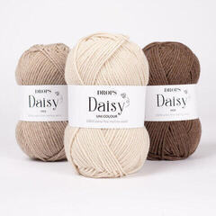 Pređa za pletenje Drops Daisy Mix 04 Light Grey Pređa za pletenje - 1
