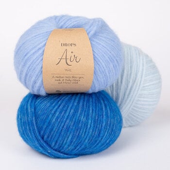 Strickgarn Drops Air Mix 11 Peacock Blue Strickgarn - 5