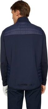 Hoodie/Sweater J.Lindeberg Holden Quilt Hybrid JL Navy XL Sweatshirt - 4