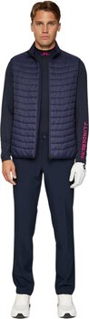 Tröja J.Lindeberg Holden Quilt Hybrid JL Navy L Collegepaita - 5