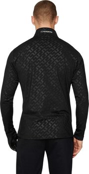 Hoodie/Džemper J.Lindeberg Luke Deboss Mid Layer Bias Bridge Black XL Majica dugih rukava - 3