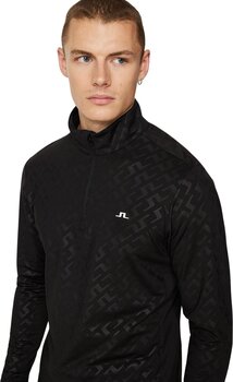 Kapuzenpullover/Pullover J.Lindeberg Luke Deboss Mid Layer Bias Bridge Black XL Sweatshirt - 5