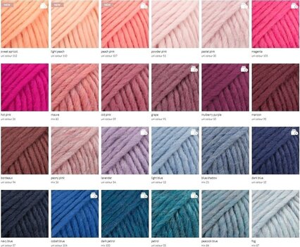 Pletací příze Drops Snow Mix 50 Dark Rose Pletací příze - 5