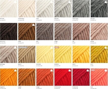 Knitting Yarn Drops Snow Uni Colour 102 Marshmallow Knitting Yarn - 4