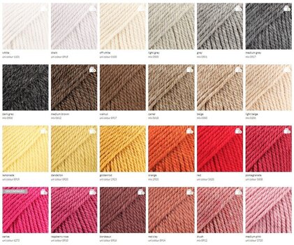 Knitting Yarn Drops Nepal Uni Colour 8915 Chalk Knitting Yarn - 7