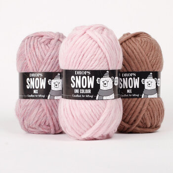 Νήμα Πλεξίματος Drops Snow Uni Colour 106 Lemonade Νήμα Πλεξίματος - 2