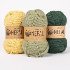 Strikkegarn Drops Nepal Uni Colour 8919 Lemonade Strikkegarn - 4