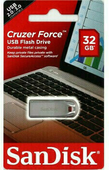 Unidade Flash USB SanDisk Cruzer Force 32 GB SDCZ71-032G-B35 32 GB Unidade Flash USB - 2