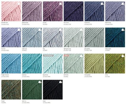 Pređa za pletenje Drops Nepal Uni Colour 8038 Light Olive Pređa za pletenje - 8