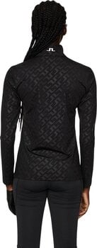 Sweat à capuche/Pull J.Lindeberg Lauryn Deboss Mid Layer Bias Bridge Black M Sweat-shirt - 3