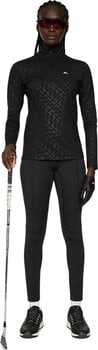 Pulover s kapuco/Pulover J.Lindeberg Lauryn Deboss Mid Layer Bias Bridge Black S Pulover - 4