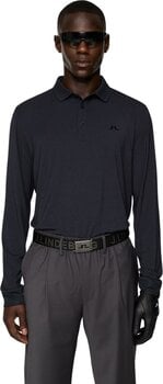 Πουκάμισα Πόλο J.Lindeberg Florian Long Sleeve Black 2XL Πουκάμισα Πόλο - 2