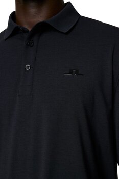 Poloshirt J.Lindeberg Florian Long Sleeve Black 2XL Poloshirt - 6