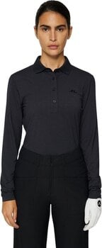 Camisa pólo J.Lindeberg Flor Long Sleeve Black XL Camisa pólo - 2