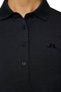 Tricou polo J.Lindeberg Flor Long Sleeve Black XL Tricou polo - 6