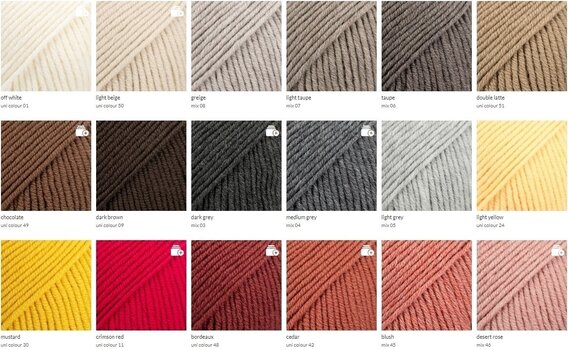 Strickgarn Drops Merino Extra Fine Uni Colour 41 Olive Strickgarn - 4