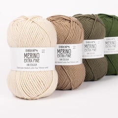 Fire de tricotat Drops Merino Extra Fine Uni Colour 42 Cedar Fire de tricotat - 1