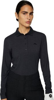 Koszulka Polo J.Lindeberg Flor Long Sleeve Black L Koszulka Polo - 5