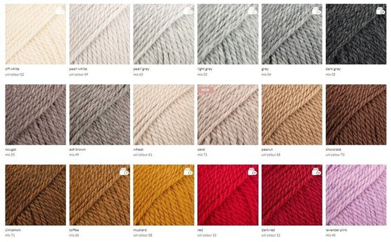 Knitting Yarn Drops Alaska Mix 73 Sand Knitting Yarn - 7