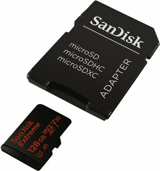 Карта памет SanDisk Extreme microSDXC UHS-I Card 128 GB - 2