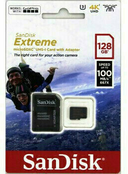 Minneskort SanDisk Extreme microSDXC UHS-I Card 128 GB - 5