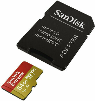 Memóriakártya SanDisk Extreme microSDXC UHS-I Card 64 GB - 4