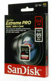 Geheugenkaart SanDisk Extreme Pro SDHC UHS-I Memory Card 64 GB - 2