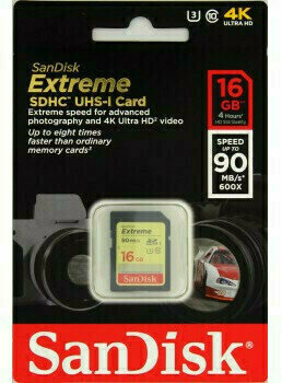 Minneskort SanDisk Extreme 16 GB SDSDXNE-016G-GNCIN SDHC 16 GB Minneskort - 2