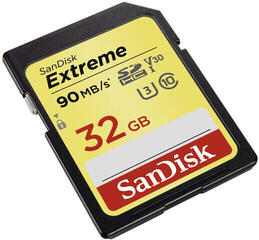Memory Card SanDisk Extreme 32 GB SDSDXVE-032G-GNCIN SDHC 32 GB Memory Card - 1