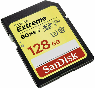 Memóriakártya SanDisk Extreme SDXC UHS-I Memory Card 128 GB - 4