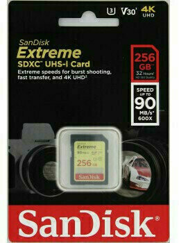 Paměťová karta SanDisk Extreme SDXC UHS-I Memory Card 256 GB - 2