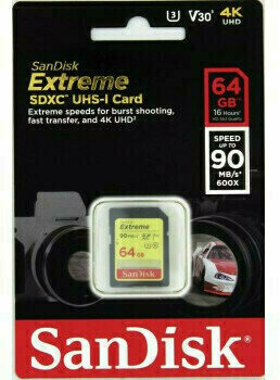 Paměťová karta SanDisk Extreme SDXC UHS-I Memory Card 64 GB - 2
