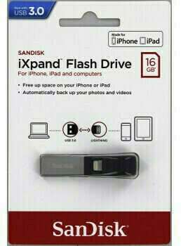 USB-muistitikku SanDisk iXpand 16 GB SDIX30C-016G-GN6NN 16 GB USB-muistitikku - 2