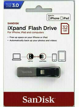 USB-flashdrev SanDisk iXpand 32 GB SDIX30C-032G-GN6NN 32 GB USB-flashdrev - 2
