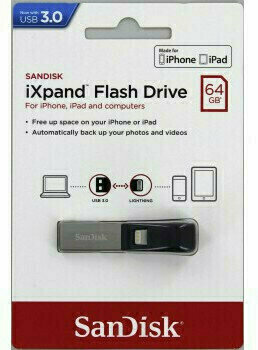 Clé USB SanDisk iXpand 64 GB SDIX30N-064G-GN6NN 64 GB Clé USB - 2