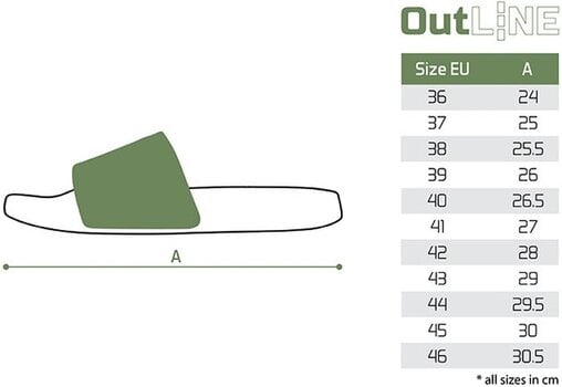 Rybárska obuv Delphin Rybárska obuv Slide Sandals OutLINE CARP - 45 - 5