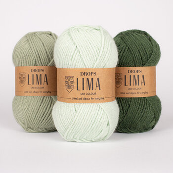 Fil à tricoter Drops Lima Uni Colour 7219 Pistachio Fil à tricoter - 2
