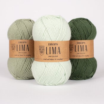 Hilo de tejer Drops Lima Uni Colour 9016 Navy Blue Hilo de tejer - 2