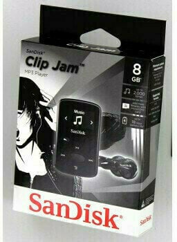 Leitor de música portátil SanDisk Clip Jam Preto - 2