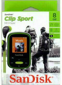 Vreckový hudobný prehrávač SanDisk Clip Sport Green - 5