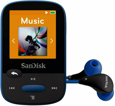 Przenośny odtwarzacz kieszonkowy SanDisk Clip Sport Blue - 3