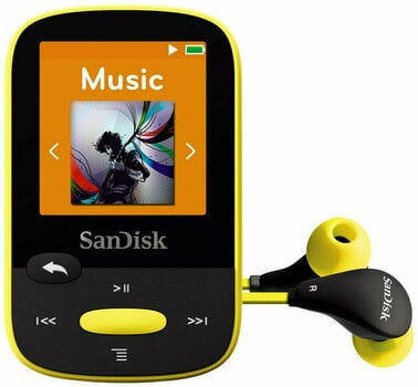Prenosni žepni predvajalnik SanDisk Clip Sport Yellow - 4