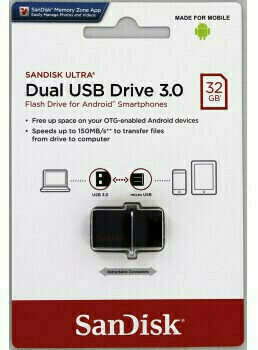 USB ключ SanDisk Ultra Dual USB Drive 3.0 32 GB - 2