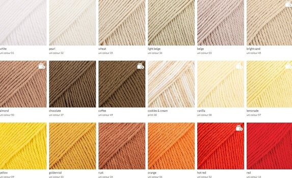 Νήμα Πλεξίματος Drops Loves You 7 2nd Edition Uni Colour 35 Wheat Νήμα Πλεξίματος - 4