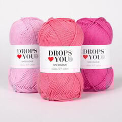 Strickgarn Drops Loves You 7 2nd Edition Uni Colour 27 Forget-Me-Not Strickgarn - 1